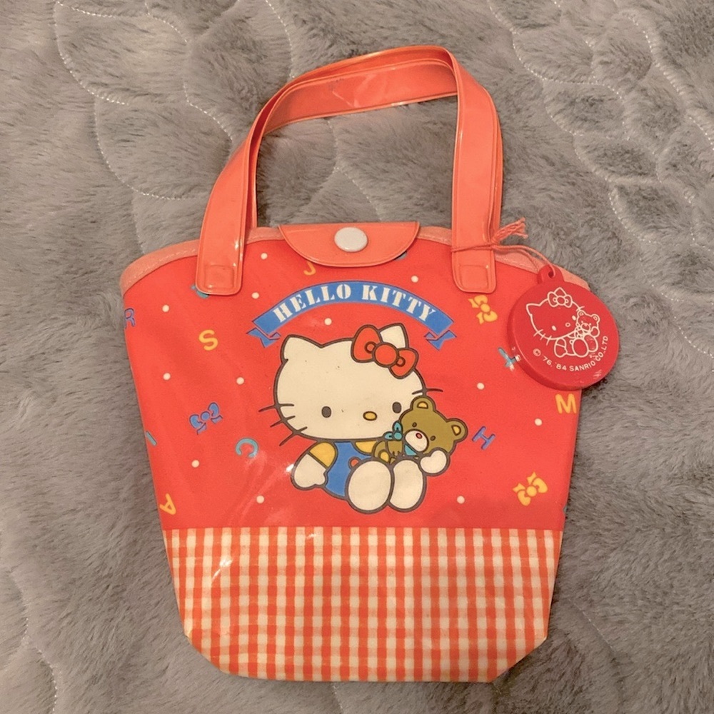 🇯🇵💕Hello Kitty 1984 Vintage Sanrio Made in Japan ~ Kid’s First Purse 👛